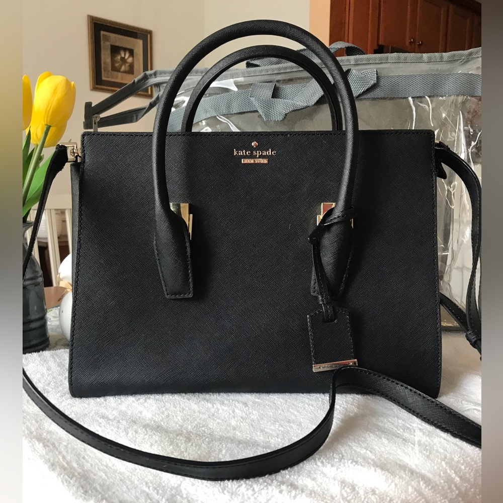 Kate ♠️ Spade Cameron black satchel